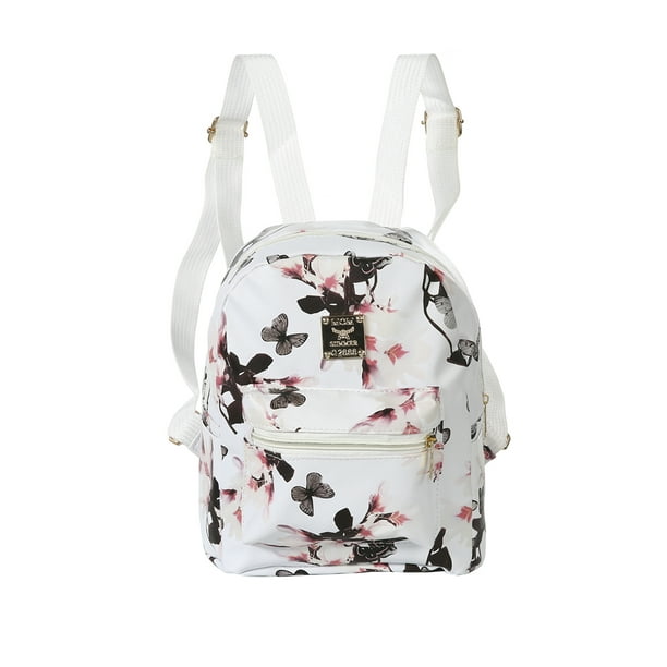 black Women Backpack High Quality Floral Printing PU Leather Backpacks Handbag black Women Backpack High Quality Floral Printing PU Leather Backpacks Handbag